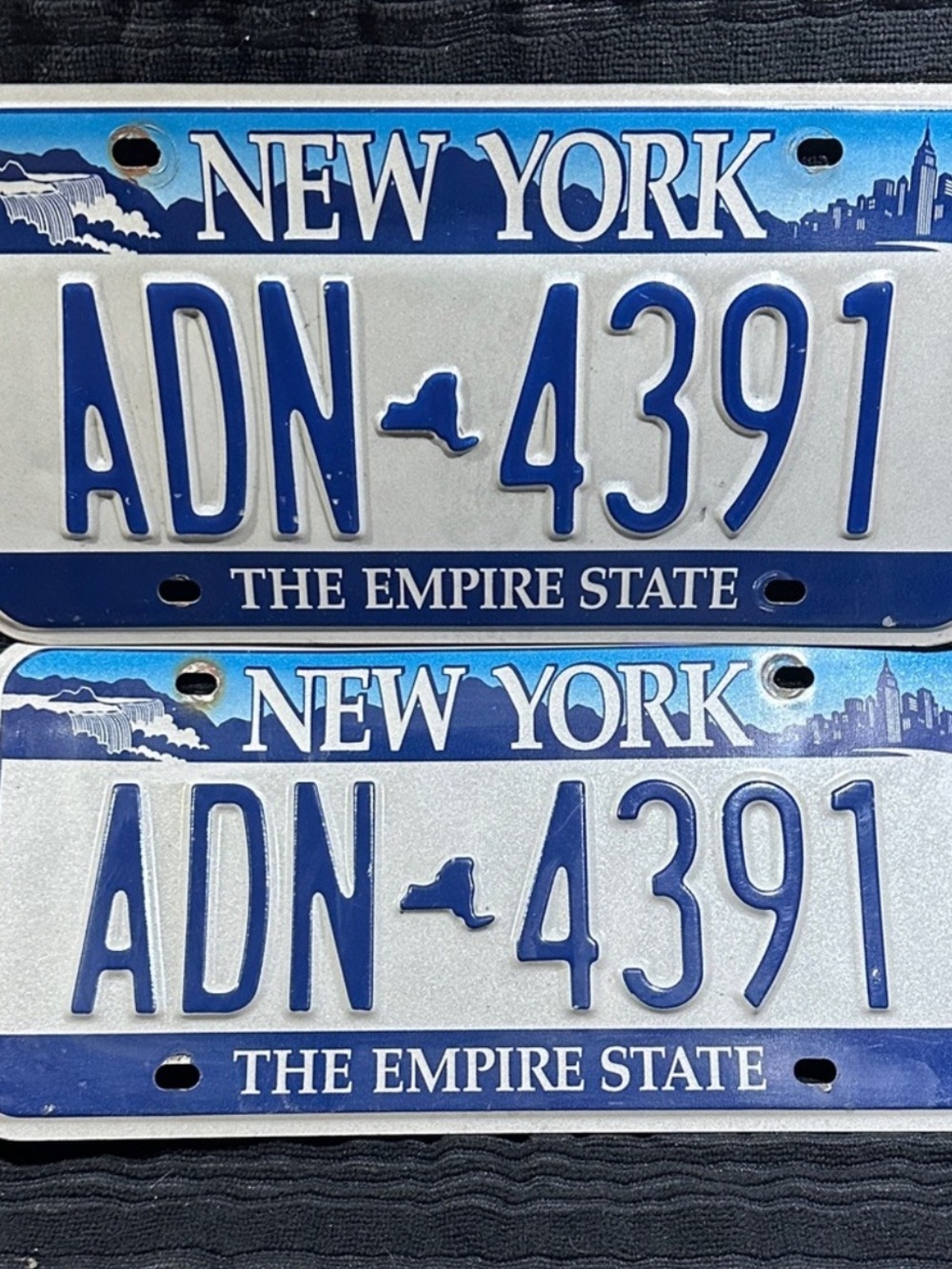 Vintage New York~The Empire State Licence Plates~Set of 2